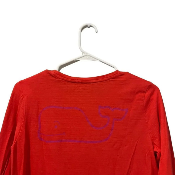 Vineyard Vines Performance Women's XS Red Long Sleeve Crewneck T Shirt - Picture 5 of 5